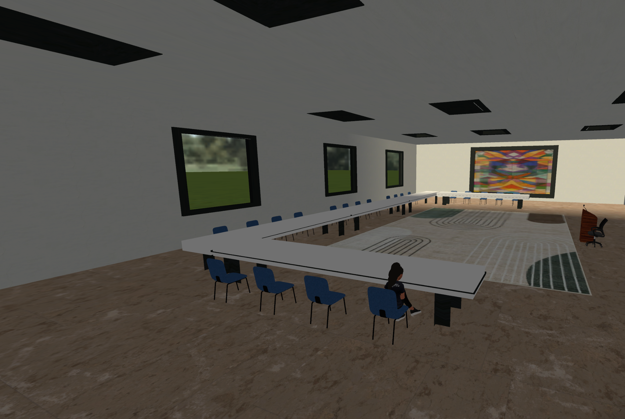 Virtual Learning Space interior